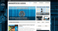 Desktop Screenshot of maniaticosgeeks.com